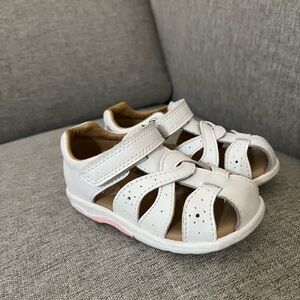 Stride Rite White Toddler Sandals